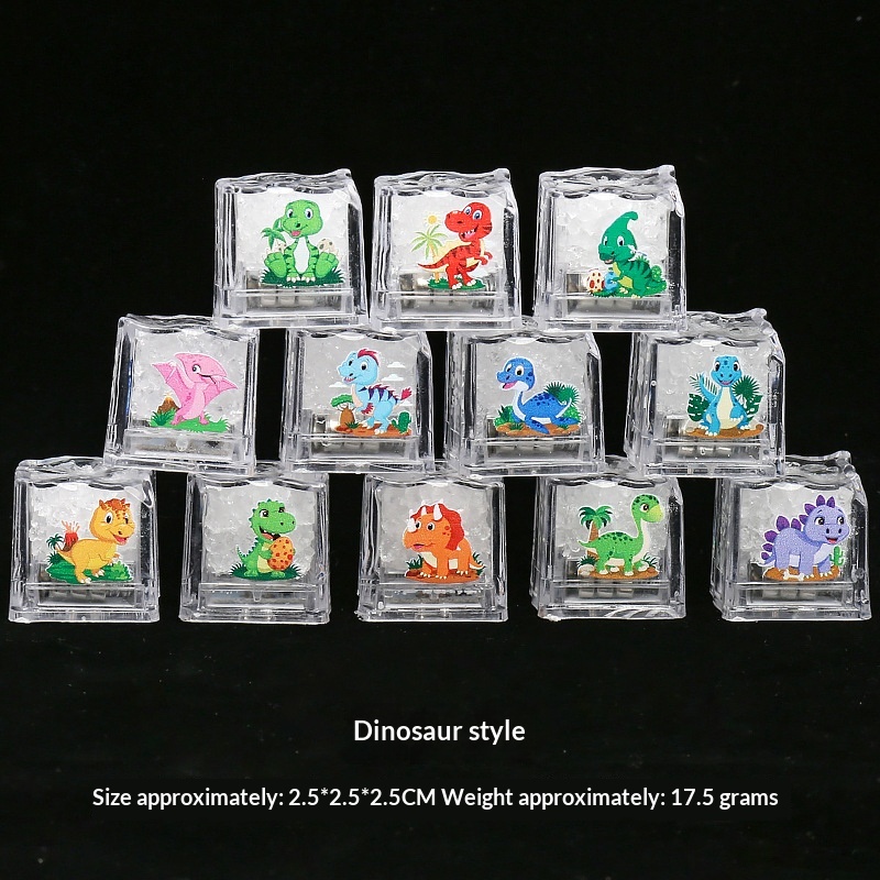 LED Colorful Sensing Flashing Ice Cube Light