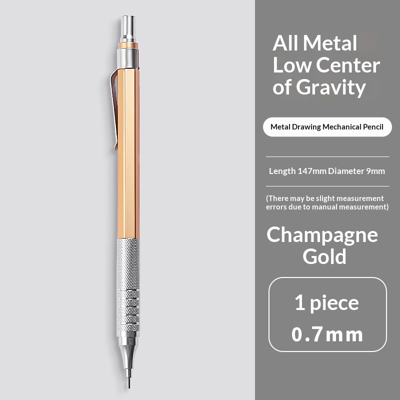 All-metal, Low-center-of-gravity Drafting And Technical Pencil - Image 3