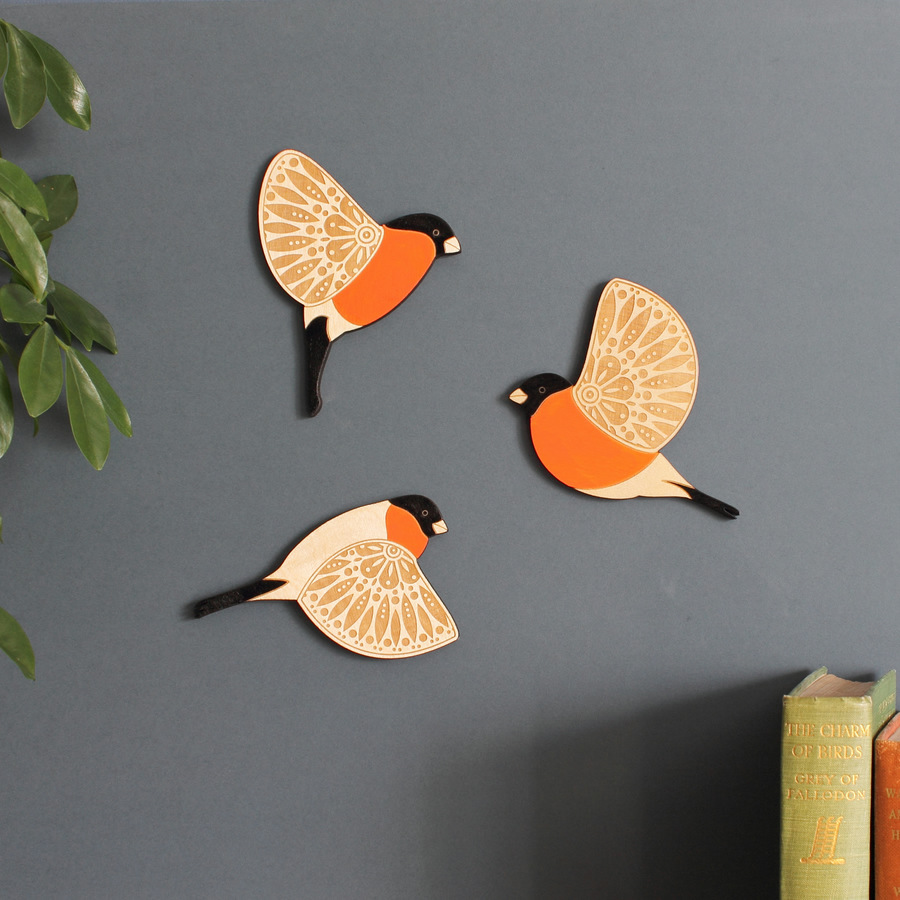 Wooden Flying Bird Wall Hanging Decoration Wall Pendant - Image 6
