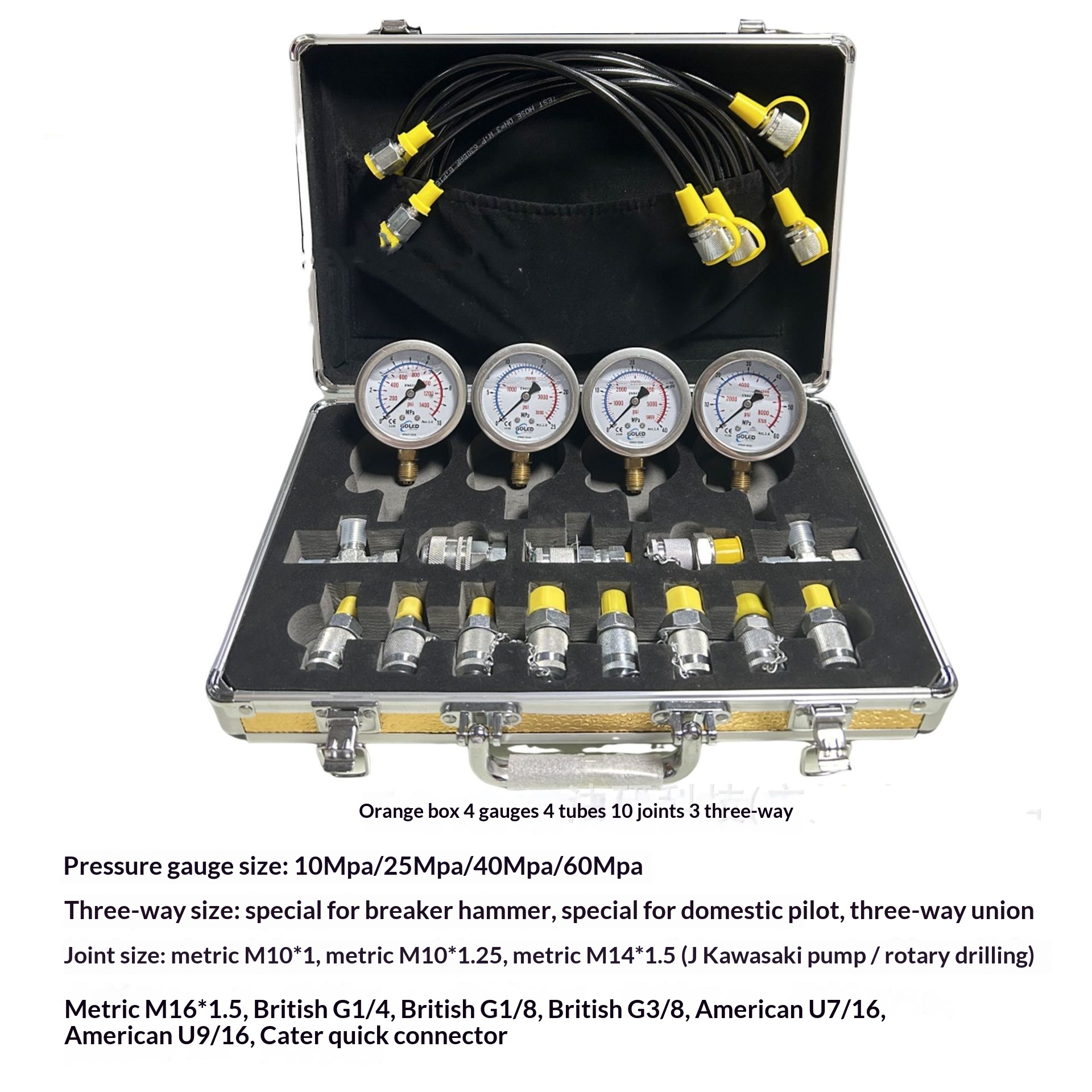 Stainless Steel Pneumatic Shock-Resistant Pressure Gauge
