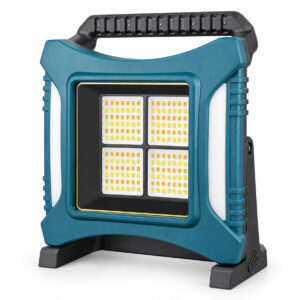 Rechargeable Type C Batteryversion 18650 W8144 4 Wholesale Supply Red Blue Warning LED Flood Light