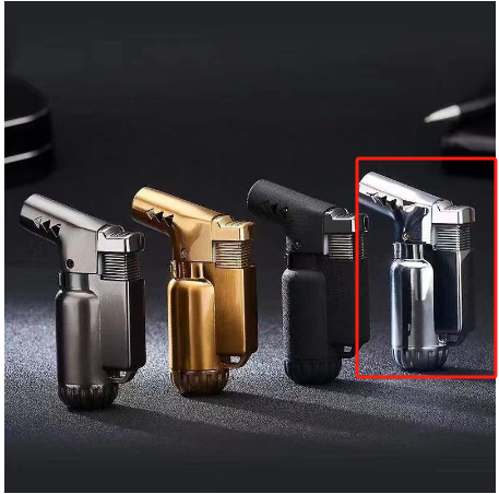 HB805-1 Full Metal Elbow Straight Punching Windproof Lighter - Image 4