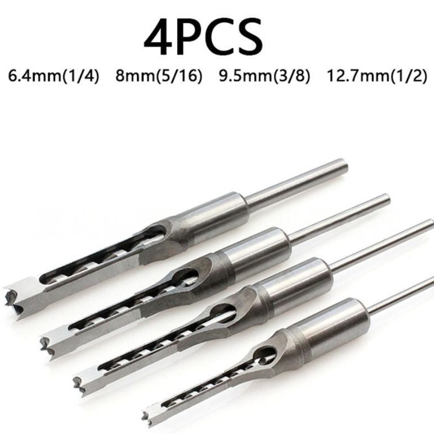 Woodworking Square Hole Drill Bit Set
