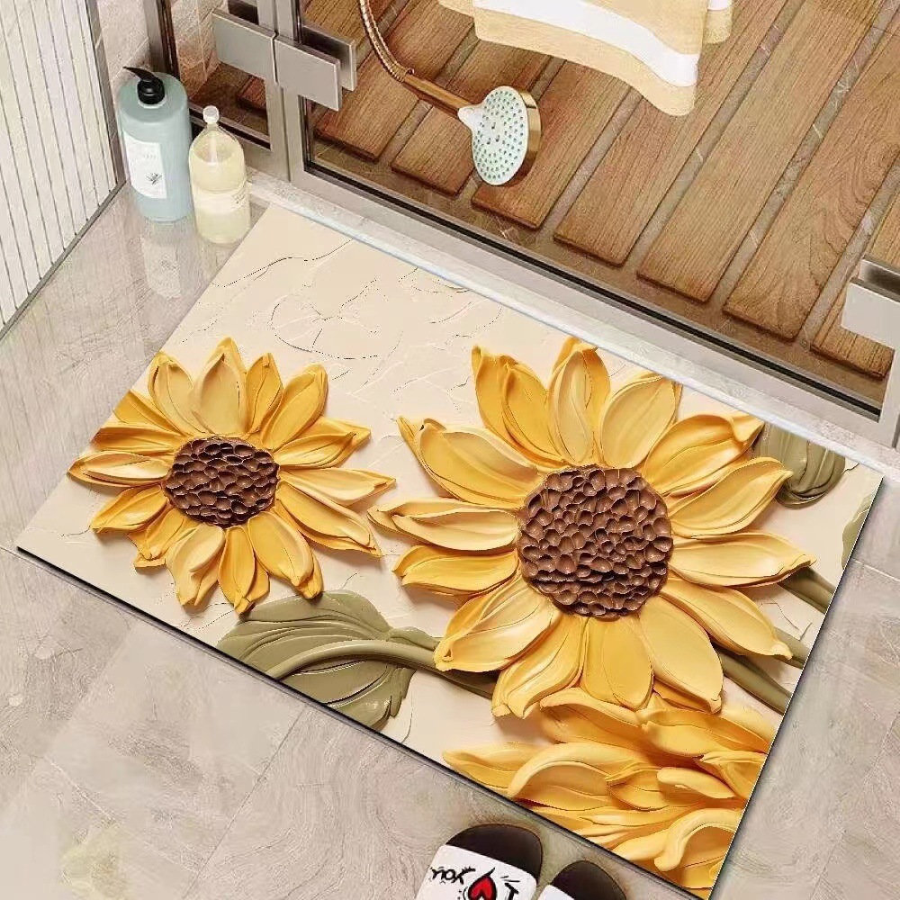 Strictly Selected Household Diatom Ooze Foot Mat Bathroom Non-slip Mat Quick-drying Absorbent - Image 6
