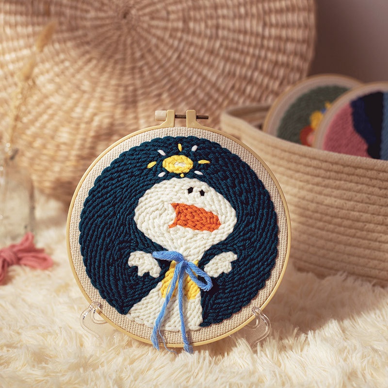 Handmade Embroidery Material Package Needle Children Beginners Stamp String Art Decoration - Image 4