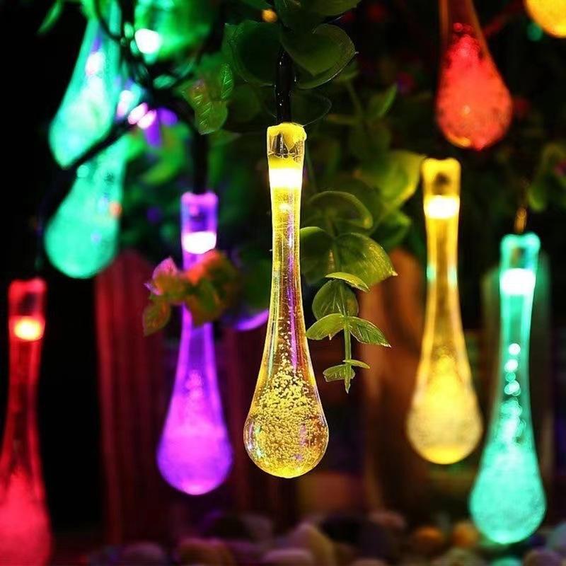 Christmas LED Solar-Powered Patio Light String - Image 4