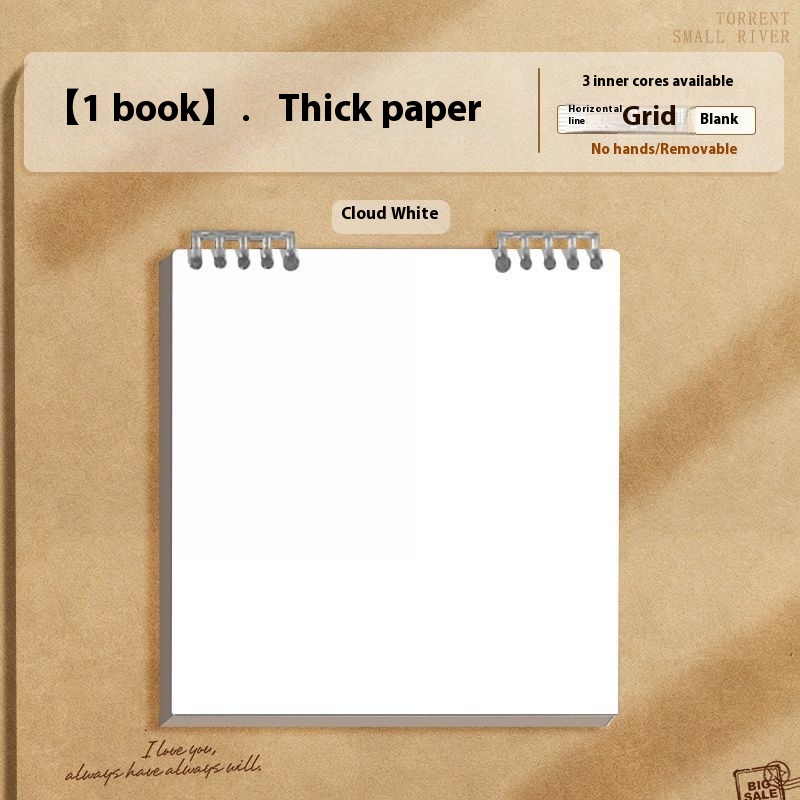Simple Flip Up Detachable Chip Notebook - Image 2