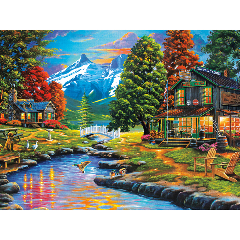 Diamond Embroidery Landscape Scenery Handmade Gift Full Diamond Painting Cross Stitch