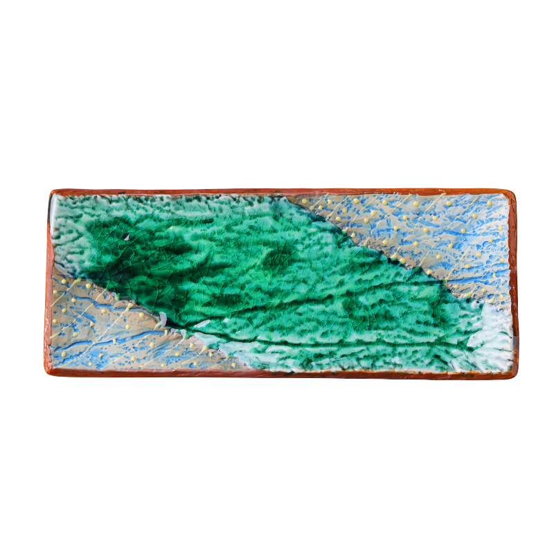 Ceramic Tableware Heavy Industry Hand-painted Sushi Plate