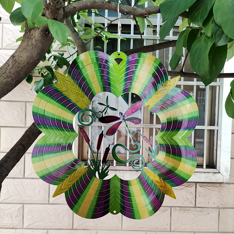 Rotating Wind Chime 12 Inch Color Wind Rotation - Image 7