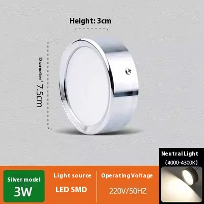 Non Perforated Ceiling Mounted Black Diffuse Hallway Ceiling Light - Image 11
