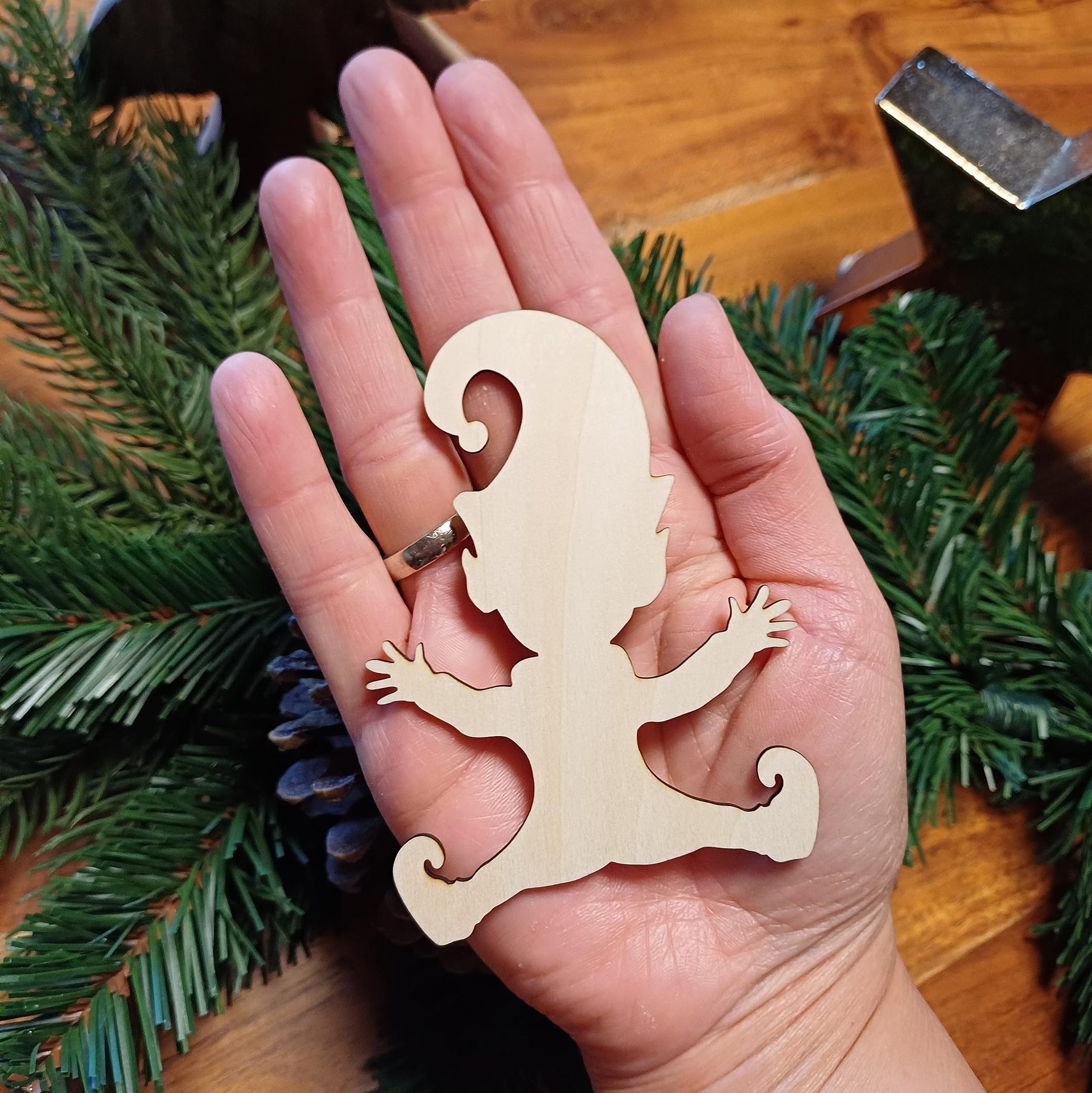 Template Footprints Christmas Home Hanging Decoration - Image 2