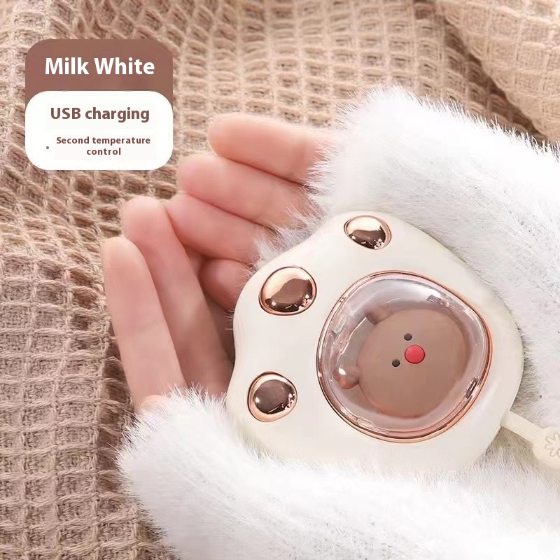 Hand Warmer Power Bank Usb Digital Display Portable Mini Heating Pad - Image 4