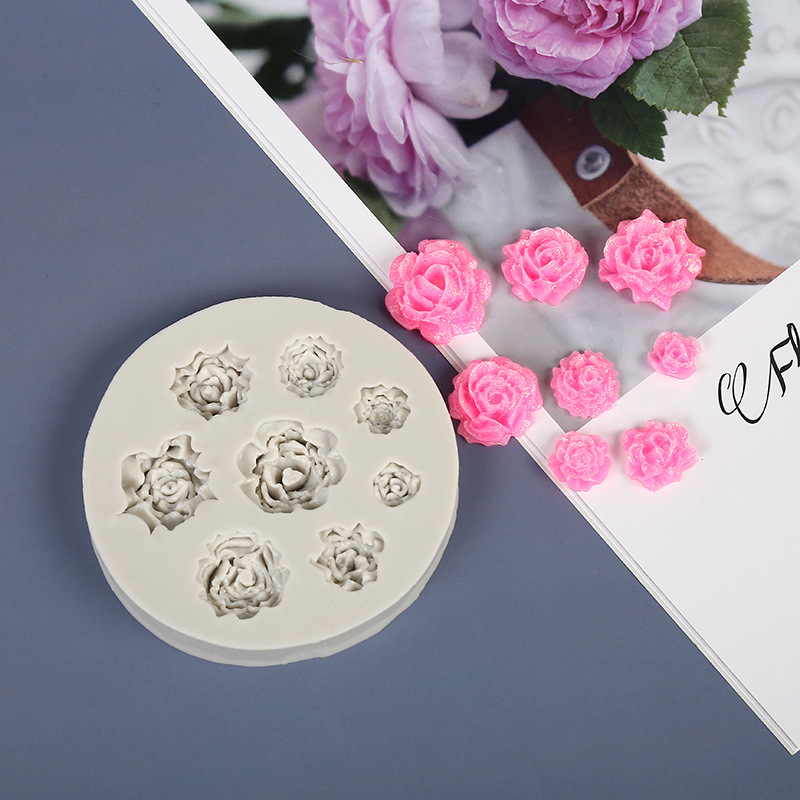 New Small Daisy Flower Diy Crystal Drop Glue Silicone Mold