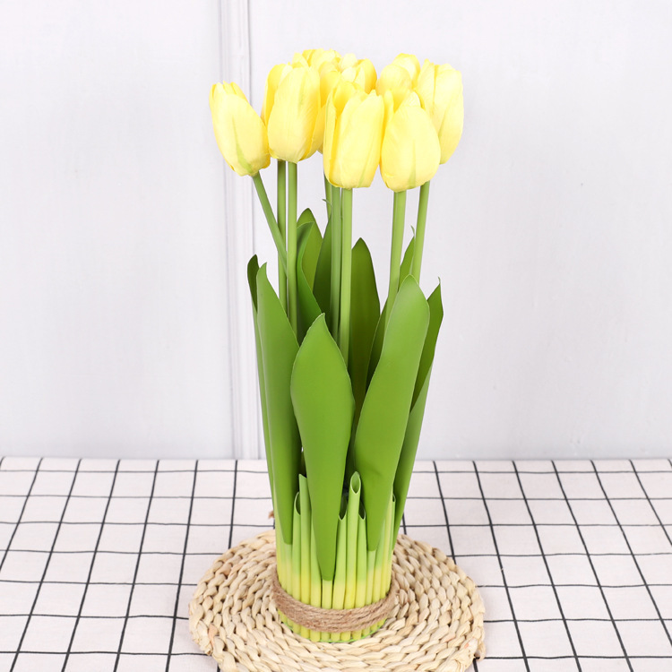 10-head Artificial Tulip Flower Arrangement For B&B Decoration - Image 8