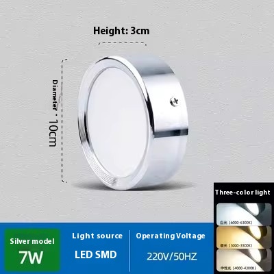 Non Perforated Ceiling Mounted Black Diffuse Hallway Ceiling Light - Image 40