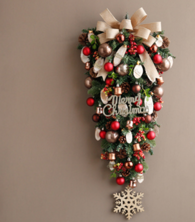 Jinghua Christmas Wreath Door Decoration Wall Hanging - Image 9