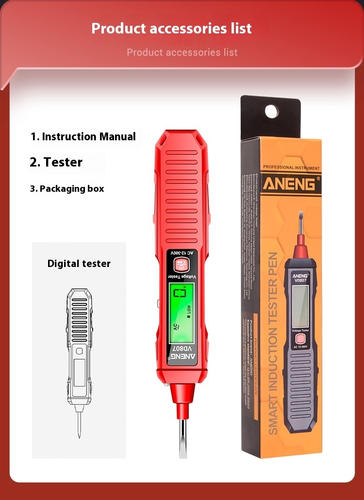 Portable High-sensitivity Zero Line Detection Pen