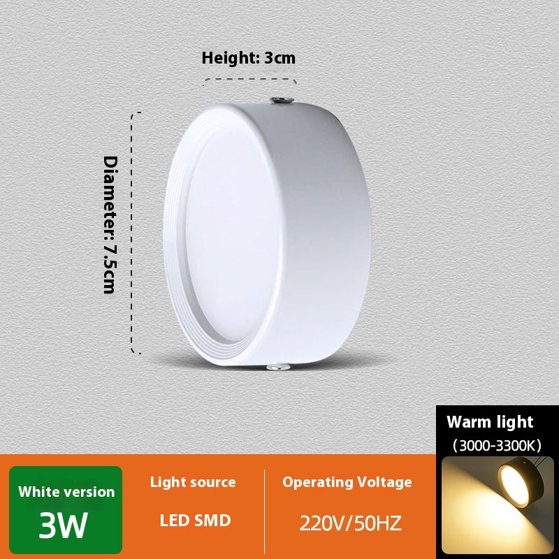 Non Perforated Ceiling Mounted Black Diffuse Hallway Ceiling Light - Image 6