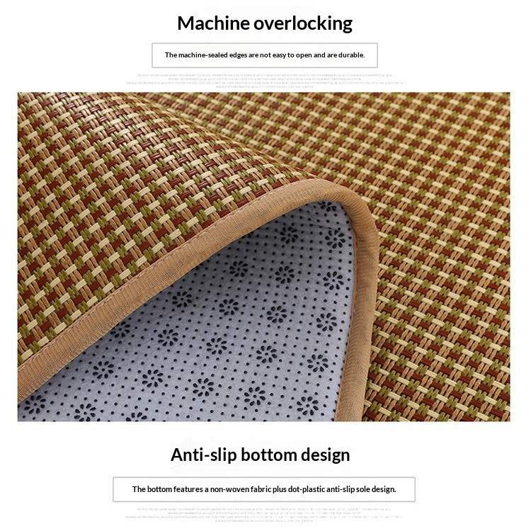 1 Cm Thickened Folding Rattan For Summer Japanese-style Tatami Cushion Cooling Floor Mat