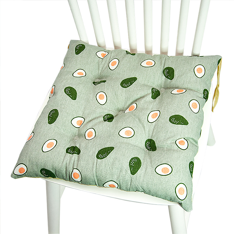 Printed Polyester Linen Cotton And Linen Five-circle Chair Cushion Bay Window Round