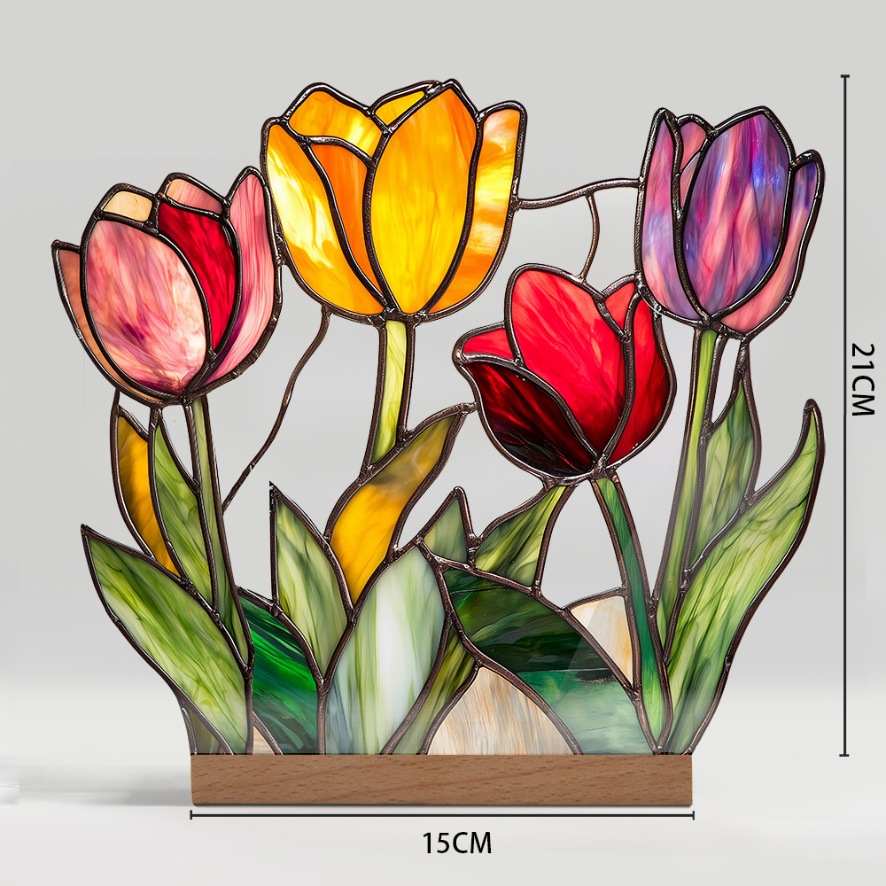Plant Floral And Landscape Decorative Acrylic Ornaments With A Glass-like Texture - Image 30
