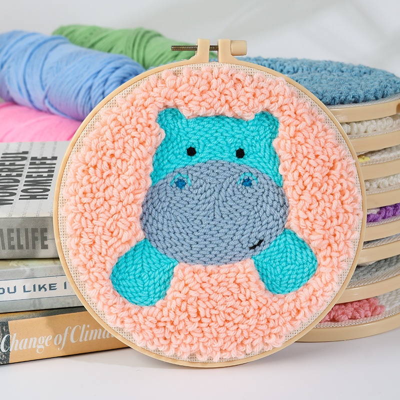 Handmade Embroidery Material Package Needle Children Beginners Stamp String Art Decoration - Image 9