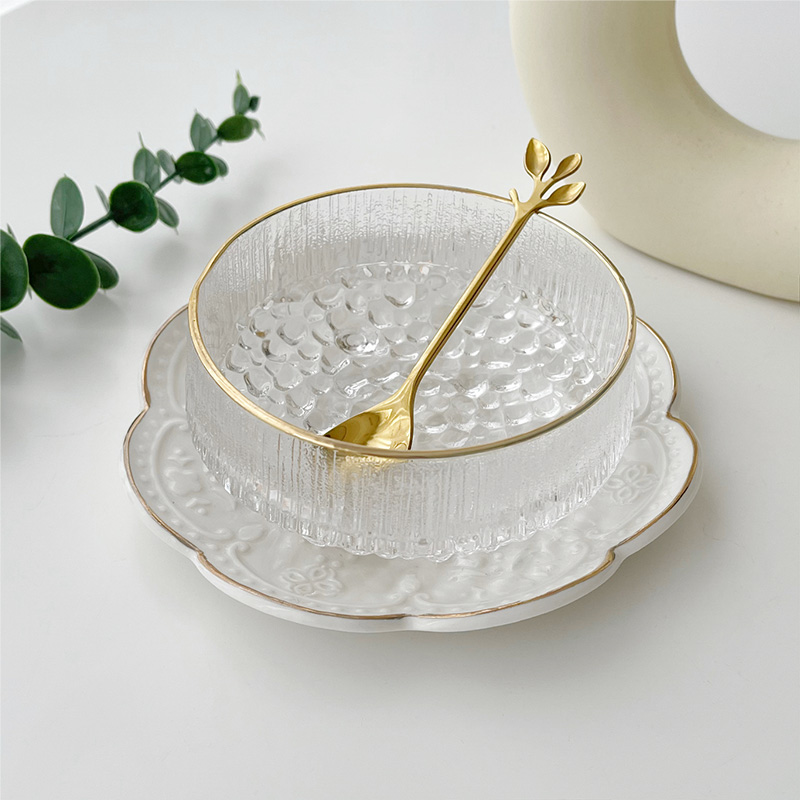 Exquisite Small Fruit Bowl Crystal Glass Sugar Water Bowl - Image 6