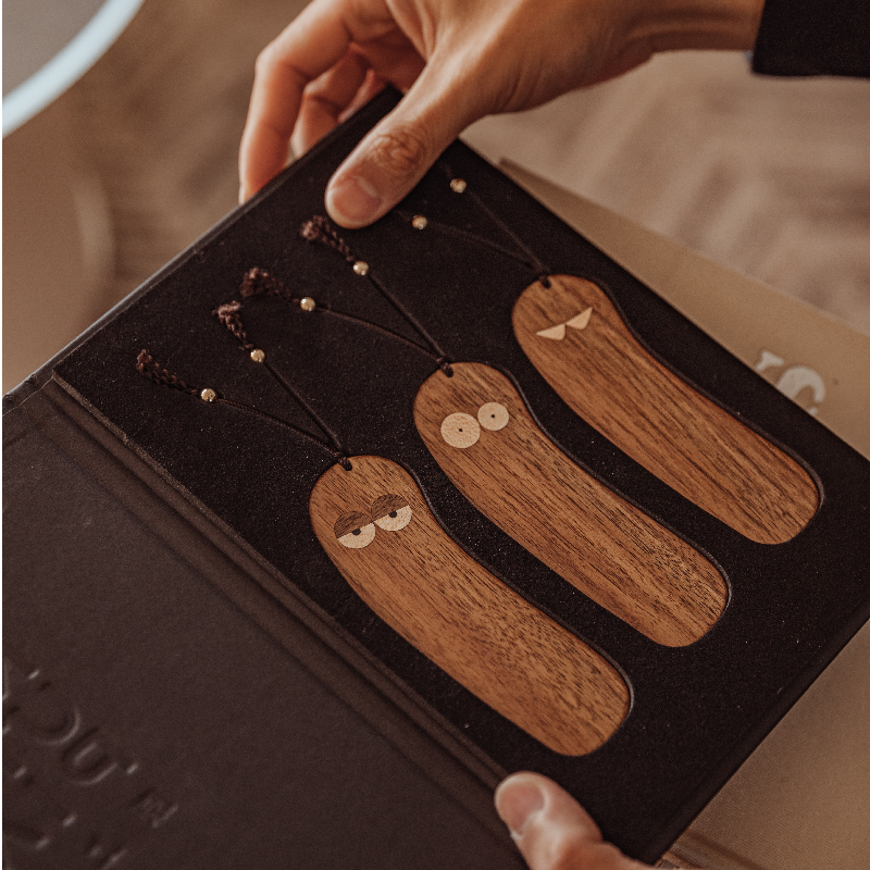 Original Design Cartoon Log Exquisite Bookmark Gifts For Teachers And Colleagues - Image 8