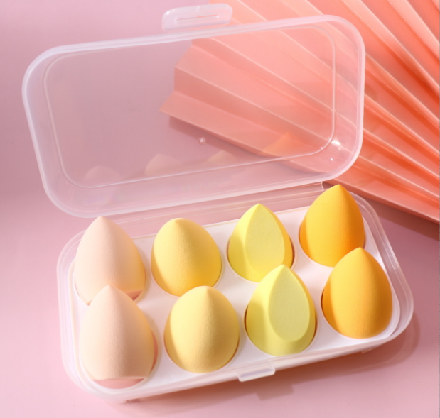 Beauty Eggs-4 compartments-Matcha Series-Polyurethane-4 pcs-1 box - Image 8