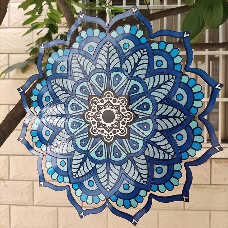 Rotating Wind Chime 12 Inch Color Wind Rotation - Image 12