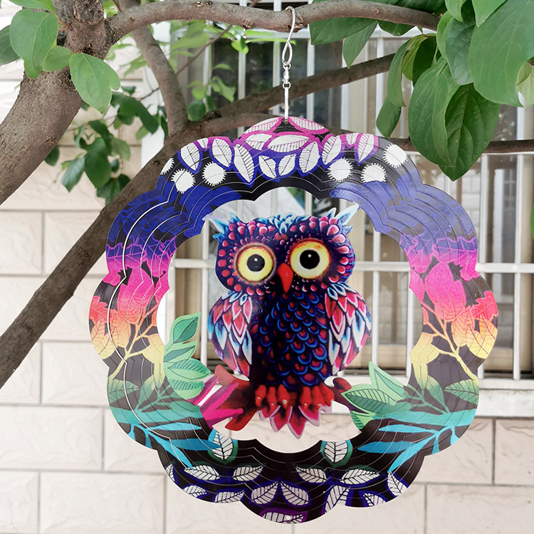 Rotating Wind Chime 12 Inch Color Wind Rotation - Image 4