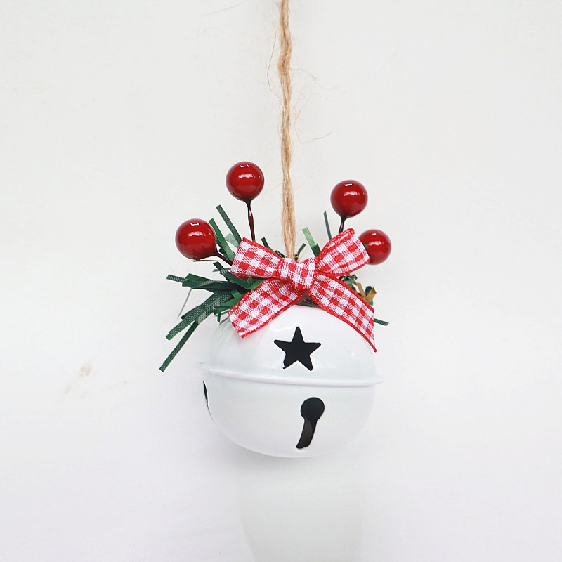 Jingling Bell Pendant Hemp Rope Chinese Hawthorn Decorative Pendant
