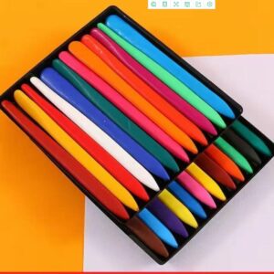 Triangle Undirty Hand Crayons-1 box