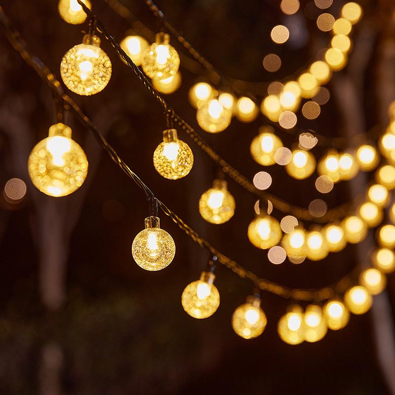 Christmas LED Solar-Powered Patio Light String - Image 5