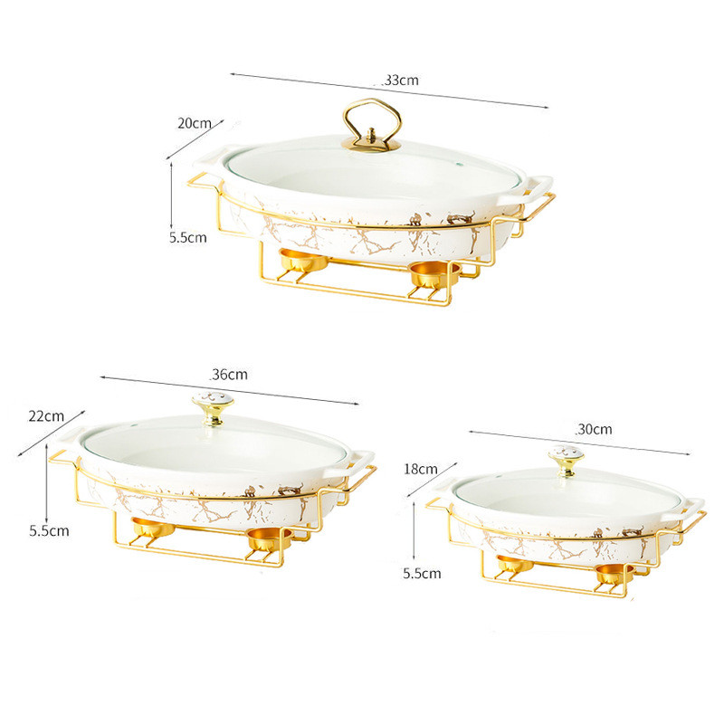 Nordic Oval Ceramic Soup Pot Home Hotel Restaurant Tableware