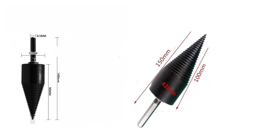 Firewood-Breaking Drill Bit For Electric Hand Drill, Electric Hammer, Water Drill - Image 3