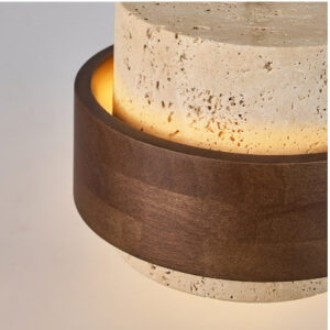 Minimalist Pendant Light For The Living Room Feature Wall In A Guesthouse Bedroom