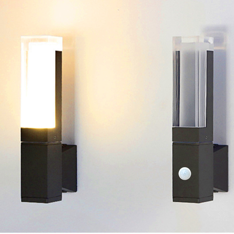 Outdoor Waterproof Hotel Double-headed Indoor Induction Wall Lamp