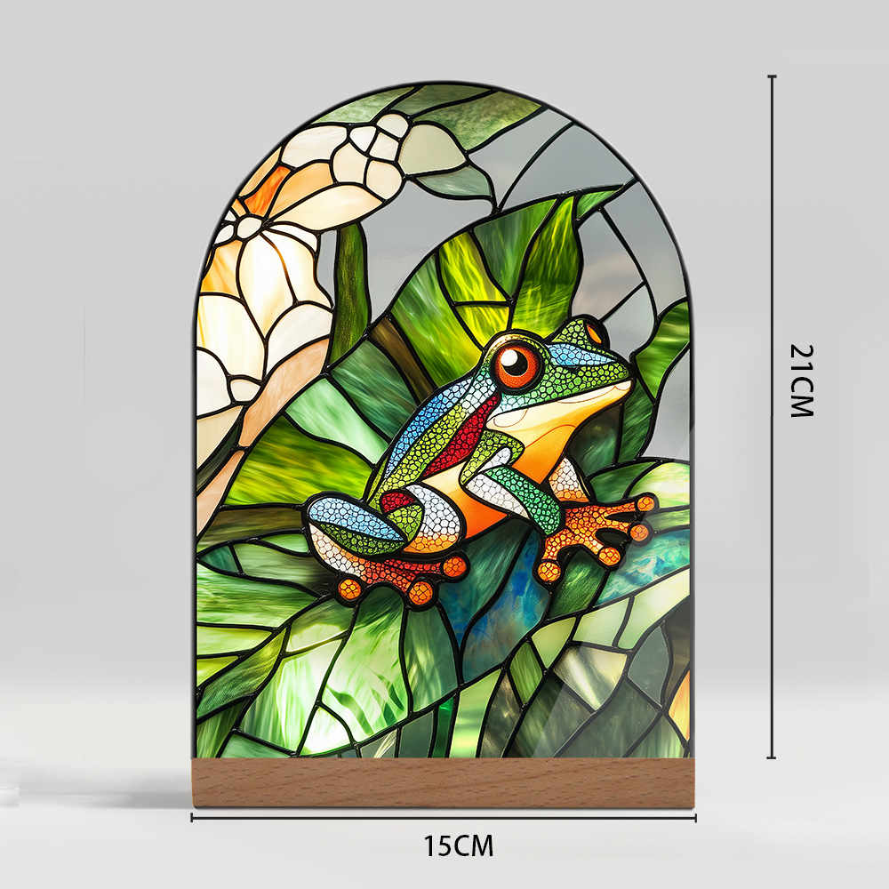 Plant Floral And Landscape Decorative Acrylic Ornaments With A Glass-like Texture - Image 11