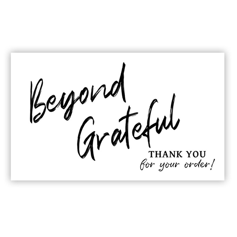 Simple Gift Packaging Greeting Coated Paper Card - Image 6