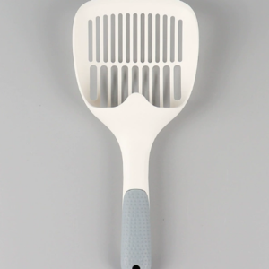 Dense-hole cat litter shovel-white-pp-1 piece