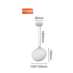 Nordic Designer Living Room Personalized Glass Chandelier Lamps