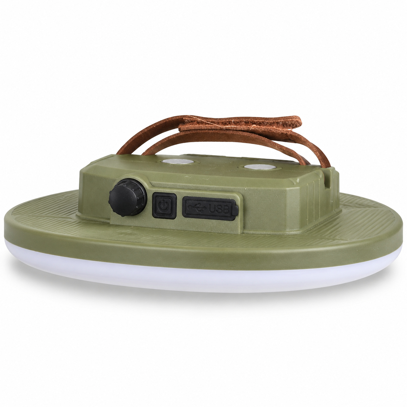 Rechargeable Magnetic Battery Display Power Bank Function LED Camping Lantern D83 3 Yellow 3900LM Light