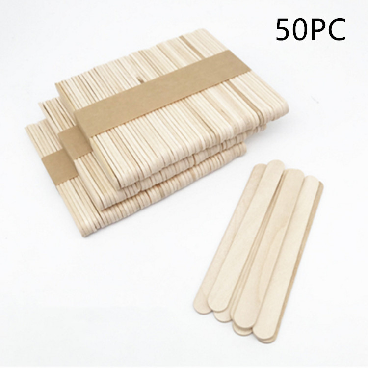 Popsicle Stick Wooden Ice Cream Epoxy Stirring Kindergarten Handmade