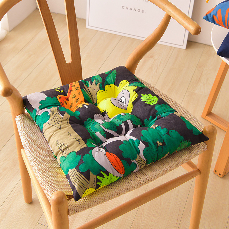 Simple Printed Square Cushion Cartoon Bay Window - Image 10