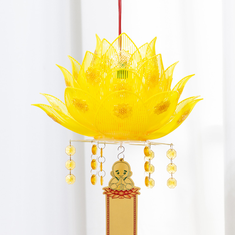 Buddha Worship Lotus Lamp Temple Activity Mid-Autumn Festival Wedding