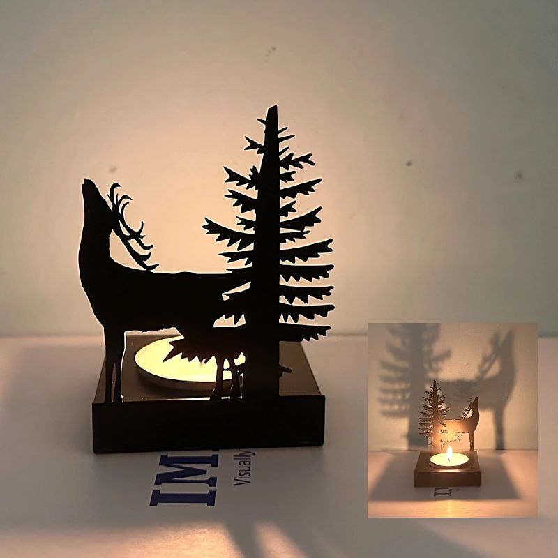 Skeleton Candle Holder Metal Iron Crafts Home Decor Candle Holders Candle Stick Holder Home Decoration