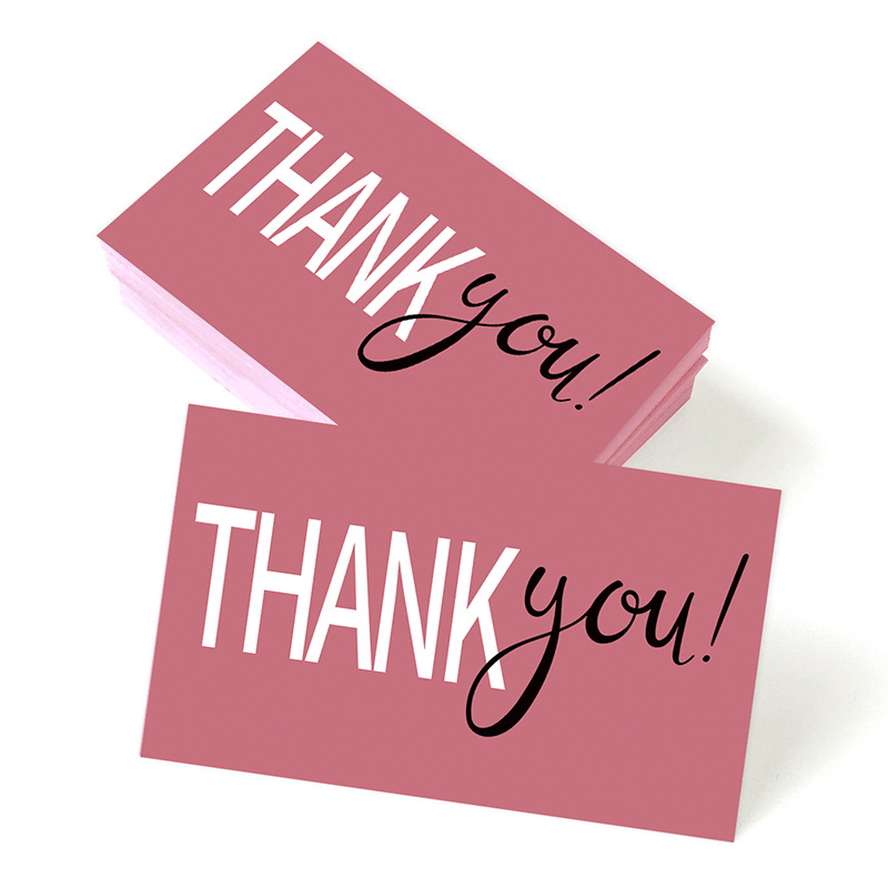 Thank-you Card Gift Present Holiday Greeting Card Wedding Business Party Invitation - Image 3