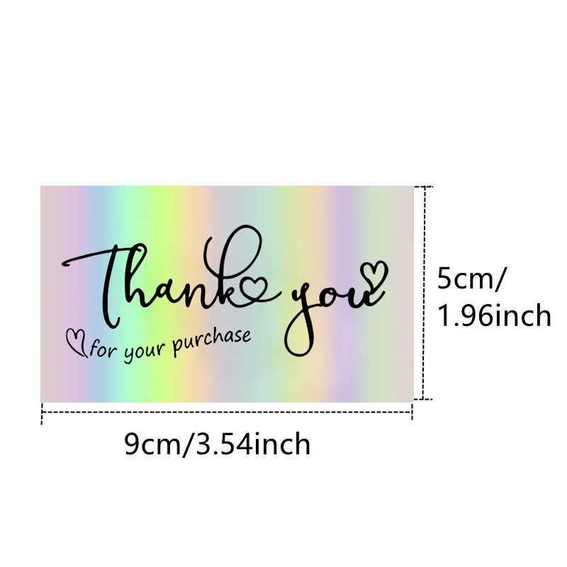 50 Sheetspack Laser Holographic Gift Card Greeting Card Gift - Image 8